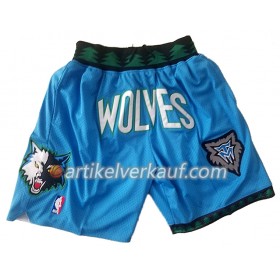 NBA Minnesota Timberwolves Herren Pocket Shorts Blau Swingman